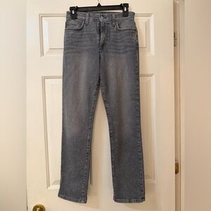 Joe’s Jeans High Rise Straight Flawless Gray Jeans
